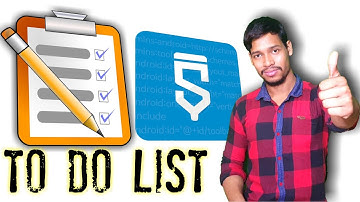 Todo list Android app make in sketchware Hindi tutorial/Aaura Technical