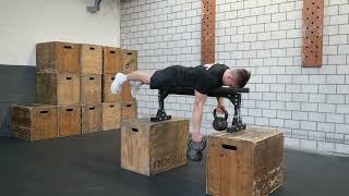 Prone Alternating KB Row