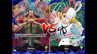 One Piece Card Game Locals OP06 EB01 Kyros vs Green Uta