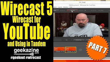 Wirecast 5 Tutorial Pt 7: Wirecast for YouTube and Using in Tandem