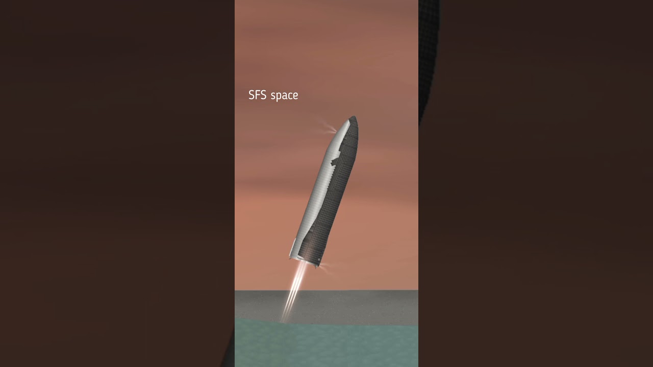 Starship SN 20 in space flight simulator 1.52