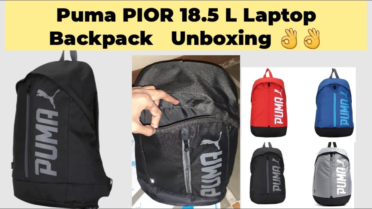 puma pior 18.5 l laptop backpack