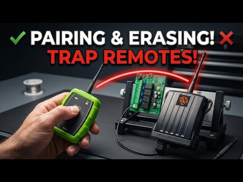 TRAP & RADIOTRAP Remote Controls - Erasing and Pairing Transmitters - video from RF Solutions
