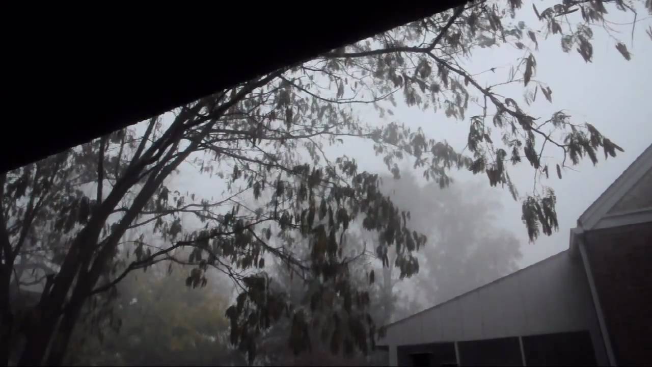 Cincinnati Severe Storm 10-26-10 With Tornado Siren Run