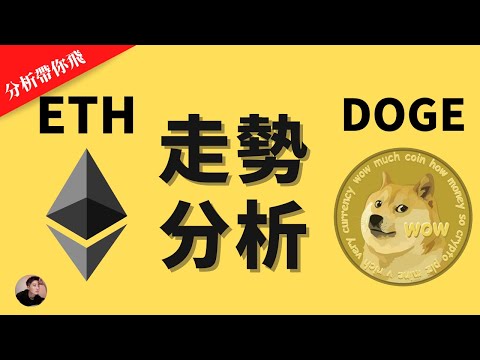 DOGE ETH 以太幣 狗狗幣 走勢分析！還會跌嗎？目前會橫盤震盪，下一個支撐價位是多少呢？有可能突破上漲嗎？【分析帶你飛】| Nicky帶你飛【Winnance】