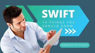 10 things you should know about Swift Programming (hint: it's what you use for iOS apps)