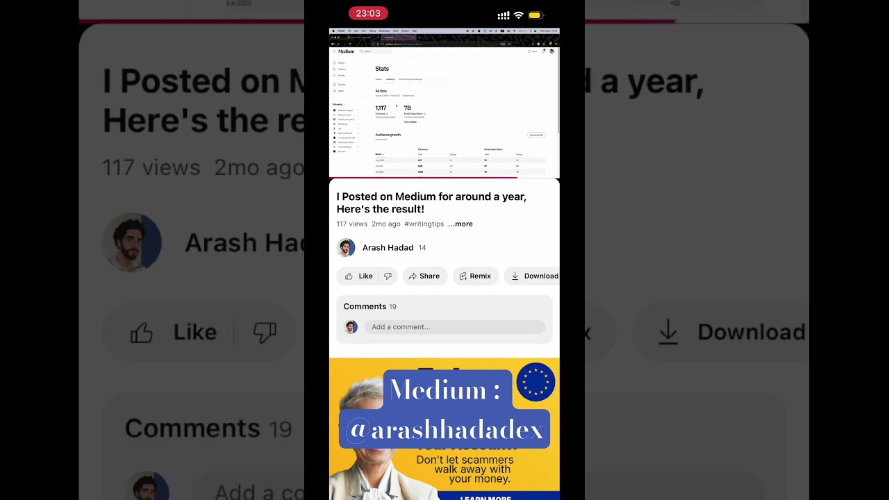 How much Medium paid me after one year of writing on Medium? 