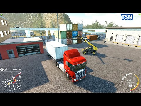 Truck and Logistics Simulator - First Look Gameplay 60fps - YouTube