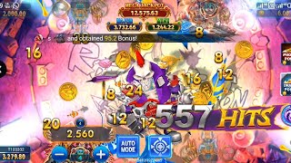 How To Play Ocean King Jackpot 👑 Casino Fishing Shoot's Gameplay | Win Rock Skeleton 🦴 557 HITS screenshot 4