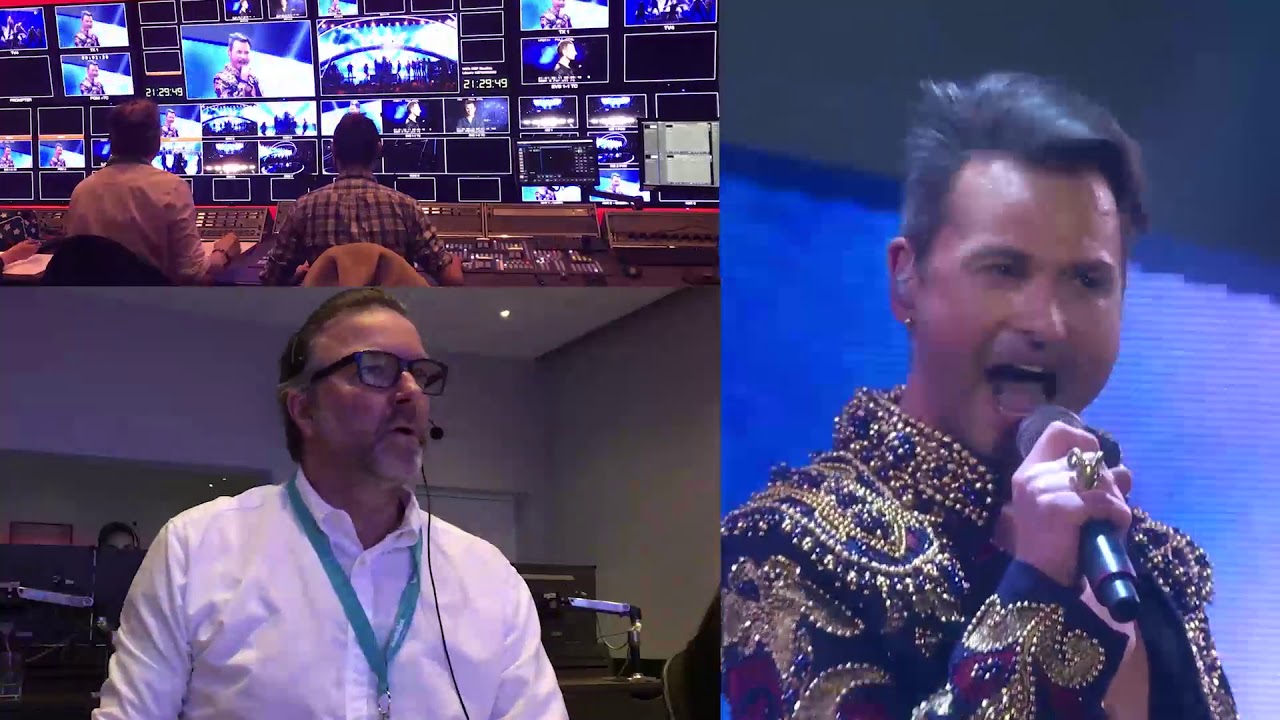 Upplev Ola Salos Livin la vida loca från tv-kontrollrummet