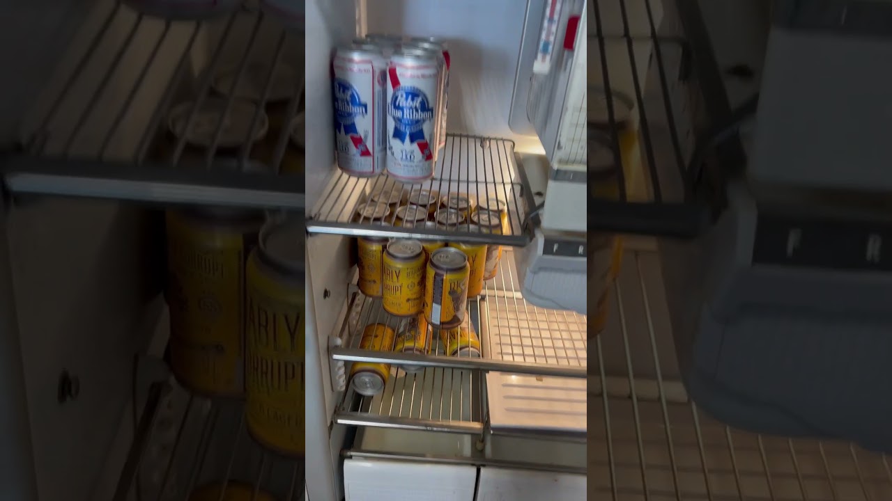 Our Vintage Free Marketplace Hotpoint Garage Refrigerator works like a charm!