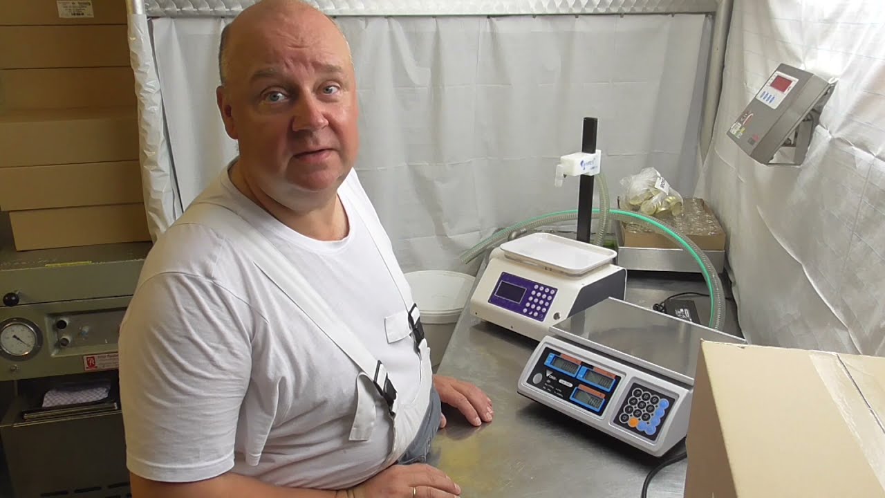 Bienen Imkerei, Abfüller in Betrieb nehmen, abfüllen 50&500gr. reinigen der Maschine