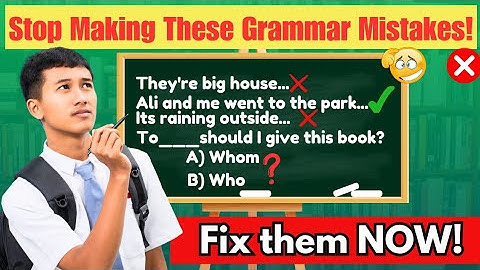 ‎5 Common Grammar Mistakes You Must Avoid!