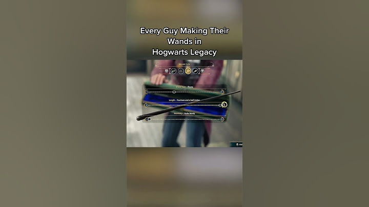 Every Guy Making Their WAND in Hogwarts Legacy! 😂