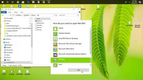 How To Edit Hosts File in Windows 10 and 8