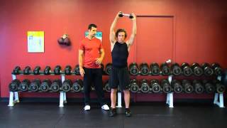 Dumbbell Overhead Side Bend