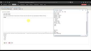 Famous Lesson 5 - 2018 Drupal 7 Registration Platform - Taxonomies Profile