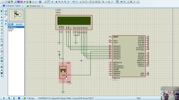 Display Value of Temperature Sensor (LM35) in LCD 16x2 using ATMEGA32 Microcontroller