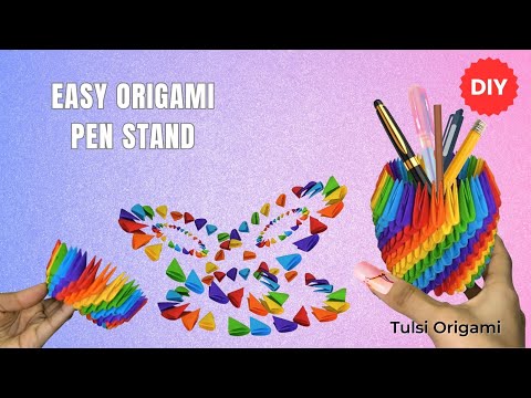 DIY Pen Stand | Easy Pencil Holder Craft at Home ✏️ Best Out of Waste