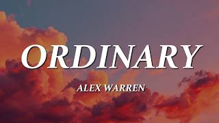 Alex Warren  Ordinary s