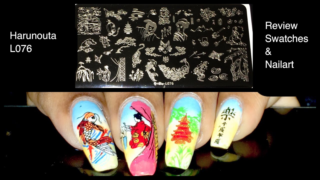 Harunouta L076 Review &  Swatches/Born Pretty Store/Chinese Nailart/Beautybeam86