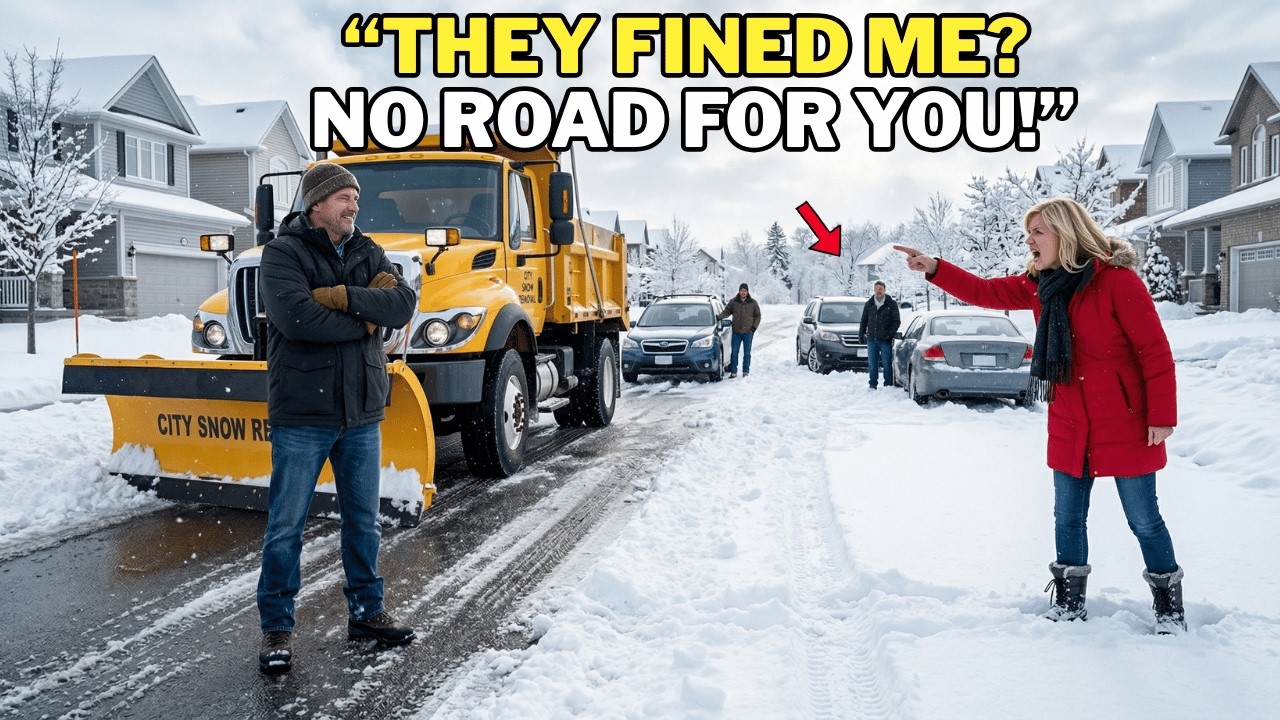 HOA Fined Me Over Snow Tracks — So I Parked the Plow and Their Only Road Disappeared