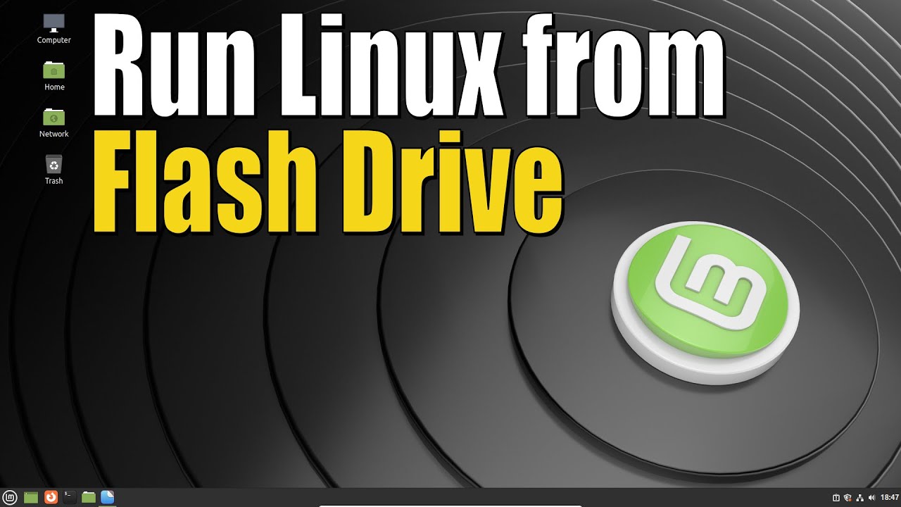 How To Boot Linux From a USB Stick/Flash Drive - YouTube