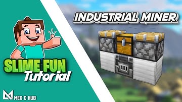 #15 MINECRAFT : Slimefun Tutorial | Basic Machine ➡️ [ Industrial Miner ]