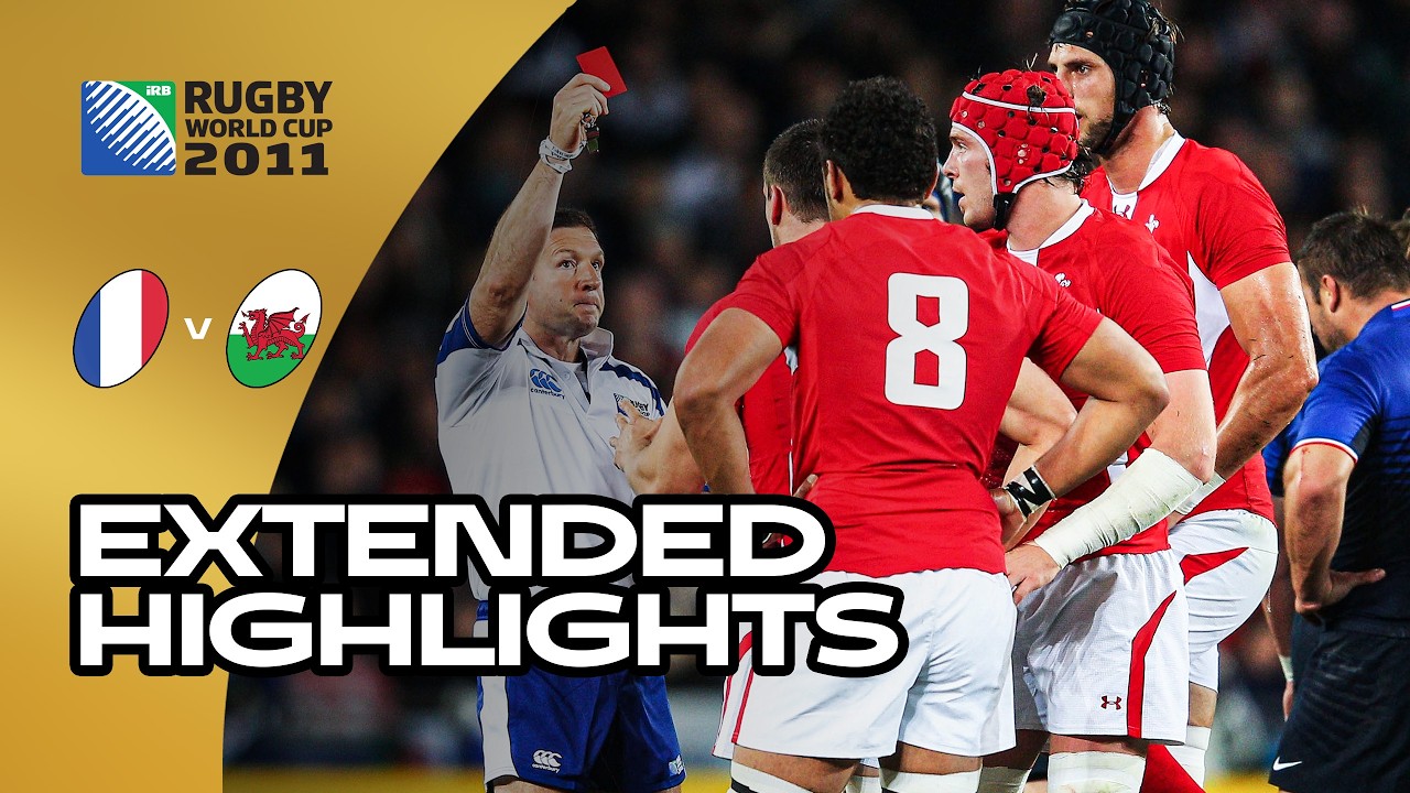 TENSE finish in the semi-finals 😬 | France v Wales | Rugby World Cup 2011 | Extended Highlights