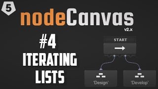 4. NodeCanvas Iterating through lists Unity 5.6 Behavior Trees