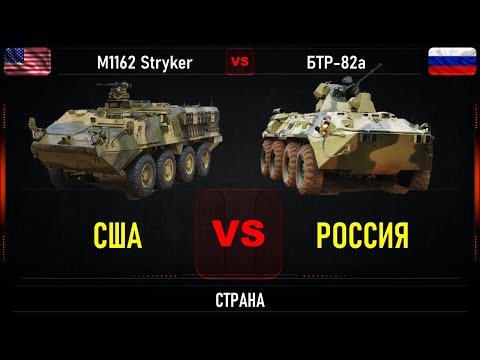 Stryker vs БТР-82А.
