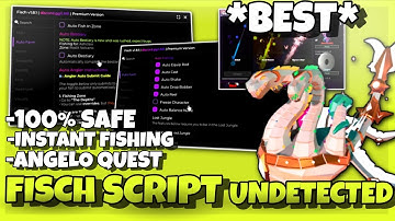 FISCH Script Free Pastebin *NO KEY * , Instant Fishing , Angelo Quest , Catch Scylla - UNDETECTED