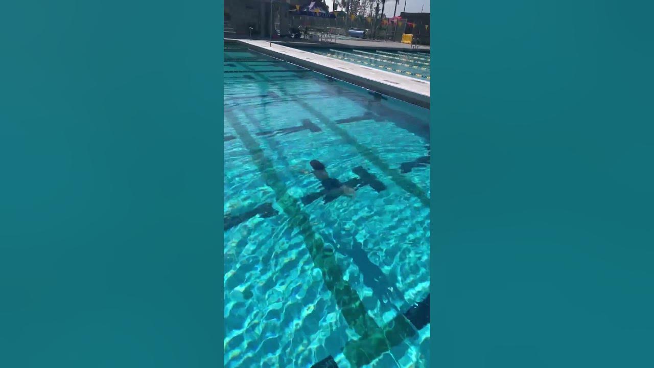 Jr lifeguard test swimming underwater test age 8 swam more than