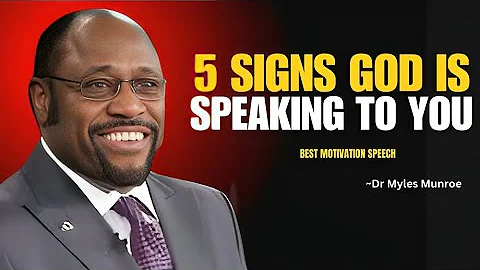 Myles Munroe Reveals : 5 Undeniable Signs God Is Speaking To You - Are You Listening ?