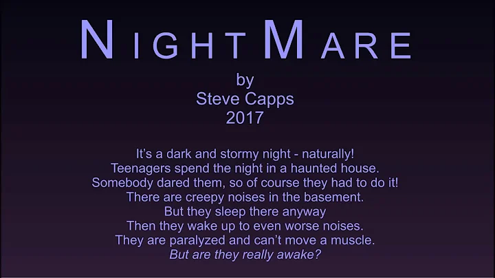 NightMare - a horror song by Steve Capps