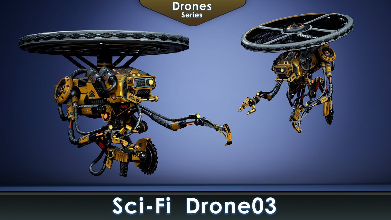 Preview: Sci-Fi Drone 03 - YouTube