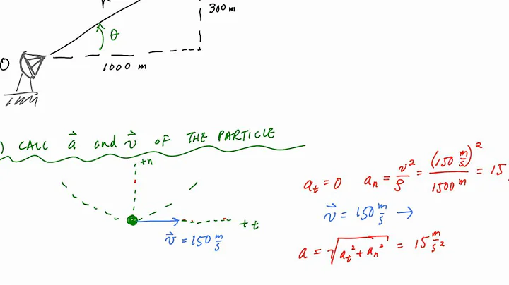 radial and transverse components example (Part 1) kinematics - engineering dynamics