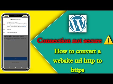 How to solve connection not secure error on our wordpress website | Connection not secure issue