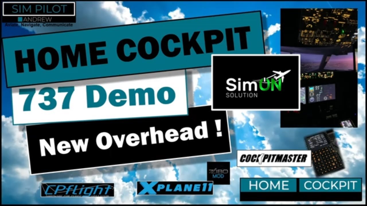 Home Cockpit 737 Overhead Demo from Cold and Dark YouTube