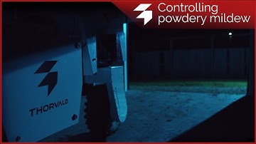 Controlling powdery mildew autonomously - Thorvald Light Treatment service // Agricultural robot