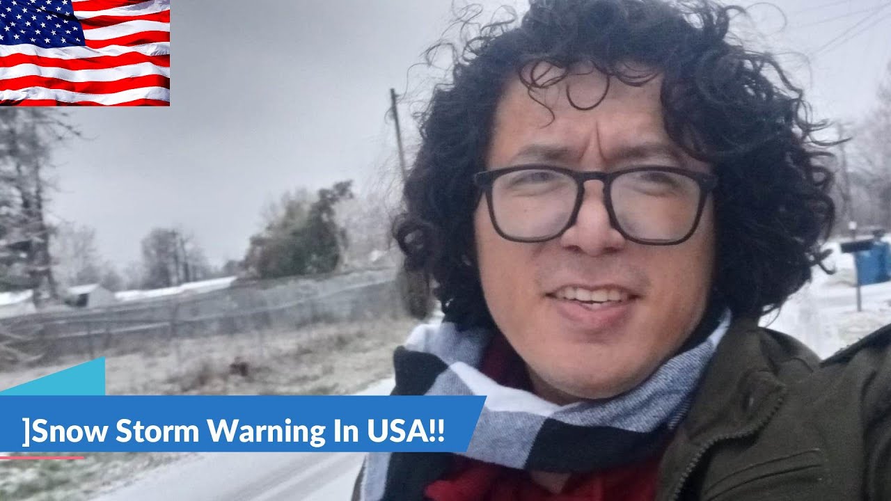 Snow Storm Warning in America!!!!!! - YouTube