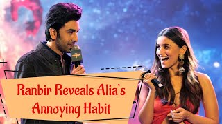 Ranbir Reveals Alias Annoying Habit