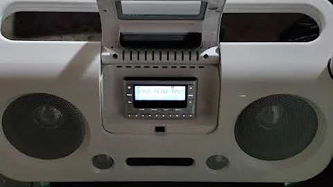 Sirius XM Audio System Satellite Radio Boombox F5X007 w/ Delphi Roady XT Receiver