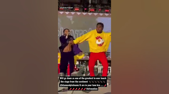 Diamond platnumz Will go down as one of the greatest to ever touch the stage from the continent