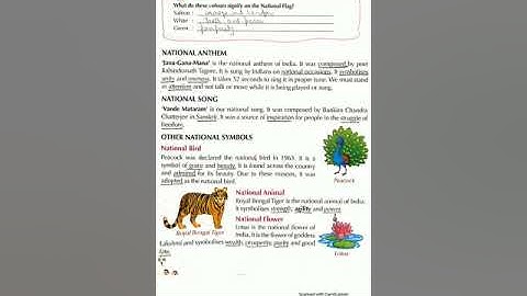 Class 3 //  EVS //  Ch : SYMBOLS OF UNITY  ( Part 2 )