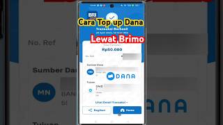 Cara Top Up Dana Lewat Brimo Terbaru 2025 topupdana dana  saldodanagratis brimo brimokedana
