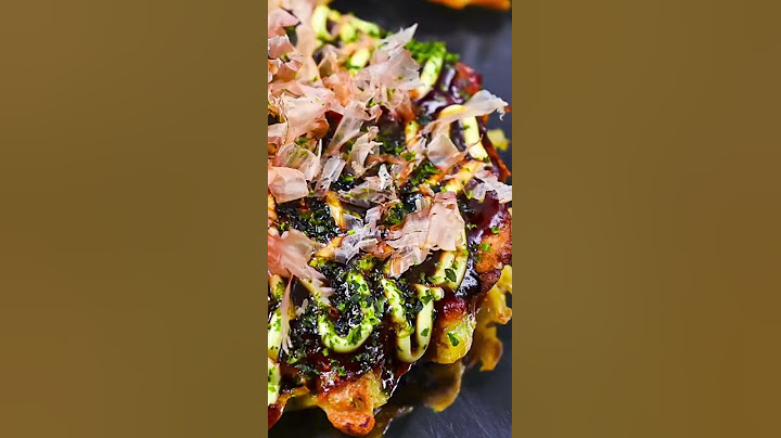 Osaka Style Okonomiyaki #shorts