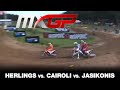 CAIROLI vs. HERLINGS vs. JASIKONIS - MXGP Race 2 - MXGP of Riga 2020