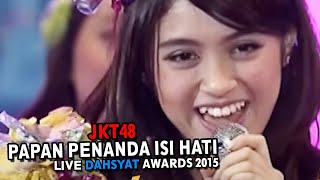 JKT48 - Papan Penanda Isi Hati Live DahSyat Awards 2015