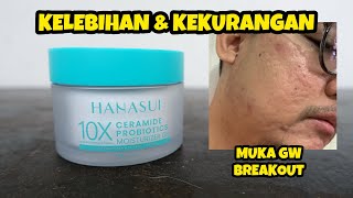 KOK GINI! UPDATE PEMAKAIAN HANASUI CERAMIDE PROBIOTICS MOISTURIZER GEL SETELAH 3 MINGGU